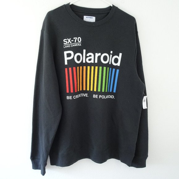 Old navy polaroid sweatshirt Clearance